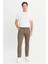 Texas Authentic Slim Fit Dar Kesim Normal Bel Bej Esnek Pantolon 2