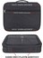 Büyük Siyah 17.3 Inç Su Geçirmez Kumaş Evrak ve Laptop Çantası 5