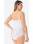 Kadın Beyaz İp Askılı Çıtçıtlı Atlet Body Zıbın Pamuklu Likralı 2'li Paket 5
