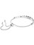 Şık Beyaz Yuvarlak Kesim Bileklik, Rodyum Kaplama, Modern Takı Tasarımı 5