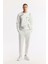 Erkek Regular Fit Ekru Bisiklet Yaka Bi-Stretch İnterlok Sweatshirt A51Y1221 7