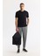 Erkek Siyah Bisiklet Yaka Baskılı Bi Stretch Interlok T-shirt A51y1135 7