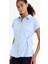 Fitted Poplin Kısa Kollu Gömlek 1