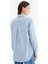 Relax Fit Baskılı Flamlı Pamuk Çizgili Uzun Kollu Gömlek Tunik C8854AX25SM 8