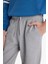 Erkek Çocuk 2'li Takım Baskılı Kapüşonlu Sweatshirt Eşofman Altı D3565A825AU 6