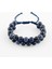 Lacivert 8mm Sodalit Çift Sıra Makrome Doğal Taş Bileklik 3