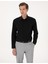 Erkek Siyah Slim Fit Uzun Kollu Basic Gömlek 50316734-VR046 3