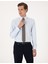 Erkek Açık Mavi Slim Fit Uzun Kollu Basic Gömlek 50316734-VR003 4