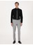 Erkek Siyah Slim Fit Uzun Kollu Basic Gömlek 50316734-VR046 4