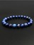 Mavi Renkli Doğal Taşlı Zarif Bileklik, El Yapımı, Unisex Tasarım 2
