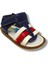 Şirinbebe 3019-20 3 Şeritli Cırt Bant Erkek Çocuk Sandalet Lacivert Kırmızı 21-25 1