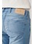 Erkek Mavi Eskitme Yıkamalı Esnek İnce Berlin Slim Fit Jean Pantolon A41Y3506 7