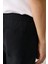 Erkek Siyah Beli Lastikli Modal Rahat Kesim Truva Relaxed Fit Pantolon A41Y3031 8