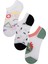 Kadın Grafik Desenli 3lü Sneaker Çorap ONL_02686 4