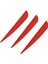 Arrows Vanes Dıy Okçuluk Okları Için 4 Inç Plastik Tüy Fletching 50 Paket (Kırmızı) (Yurt Dışından) 5