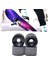 4 Adet 70X51MM Sörf Kaykay Tekerlekleri Longboard Düşük Gürültü Aşınmaya Dayanıklı Yol Saha Pateni Aracı ve Contalar (Siyah) (Yurt Dışından) 2
