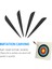 Arrows Vanes 4 Inç Plastik Tüy Tüyleri Dıy Okçuluk Okları Için 50 Paket (Siyah) (Yurt Dışından) 3