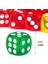 50 Paket 14 mm Yarı Saydam ve Katı 6 Taraflı Oyun Zar Masa Oyunları, Aktivite, Casino Teması, Matematik Öğretimi (Yurt Dışından) 5