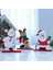 Yılbaşı Dekoru, Şenlikli Noel Baba Kardan Adam-Geyik Noel Noel Ağacı Kar Tanesi Ahşap El Sanatları Noel Süsleri Ekran Sahne (Yurt Dışından) 2