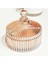 Kapaklı Dekoratif Cam Kavanozlar Kapaklı Kristal Cam Saklama Kabı Qtip Tutucu Vanity Bidon Kavanoz Banyo Düzenleyici (Yurt Dışından) 5