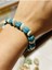 Mavi Taşlı Şık Bileklik, Zarif ve Doğal Tasarım, Rahat Kullanım 2