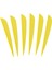 Arrows Vanes Dıy Okçuluk Okları Için 4 Inç Plastik Tüy Fletching 50 Paket (Sarı) (Yurt Dışından) 3