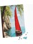 500 Parça Puzzle Deniz Manzaralı Kırmızı Yelkenli Tekne 4