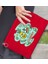 Renkli Astarlı Kırmızı Portföy Çanta 30X21CM, Baskılı El ve Organizer Çanta 2