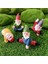 Adet Komik Bahçe Cüceleri, Yoga Cüce Bahçe Süsleri, Peri Bahçe Gnome Aksesuarları Minyatür Süslemeleri (Yurt Dışından) 2