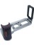 Kamera Hızlı Çıkarma Plakası L Braketi L Şeklinde Dikey El Tutacağı 1/4 Inç Tripod Vidası Nikon Df Kamera Gümüş (Yurt Dışından) 5