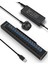 Alüminyum 16 Port USB 3.0 Data Hub Çoğaltıcı 12W 8.3A Tr Adaptör 16 Girişli 100W Güç 1
