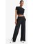 Fit Wide Leg Cepli Geniş Paça Yırtmaçlı Uzun İnce Sporcu Pantolon E2538AX25SM 2