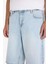 %100 Pamuk Baggy Fit Jean Bermuda Şort F7910AX25HS 8