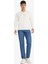 %100 Pamuk Tapered Fit Daralan Paça Jean Pantolon F8016AX25AU 3