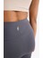 Fit Yüksek Bel Beli Saran Esnek Basic Düz Sporcu Tayt 7