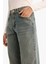Straight Wide Yüksek Bel Uzun Jean Yıkamalı Pantolon D4316AX25AU 3