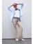 Wide Leg Kumaş Palazzo Pantolon Çift Cepli Normal Bel Standart Boy D5066AX25SP 2