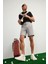 Fit Slim Fit Dar Kesim Sporcu Dokuma Şort D9249AX25SP 1