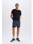 Fit Slim Fit Dar Kesim Sporcu Taytlı Şort E2759AX25SM 4