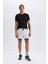 Fit Slim Fit Dar Kesim Sporcu Taytlı Şort E2760AX25SM 4
