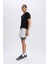 Fit Slim Fit Dar Kesim Sporcu Taytlı Şort E2760AX25SM 5