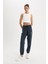 Fit Standart Fit Sporcu Jogger İnce Eşofman Altı Beli Bağcıklı Cepli Baskılı D7138AX25SP 4