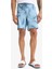 Fit Regular Fit Desenli Esnek Dokulu Deniz Şortu D9630AX25HS 4