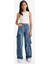 Kız Çocuk Wide Leg Kargo Geniş Paça Jean Pantolon E6184A825AU 1