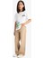 Kız Çocuk Wide Leg Geniş Paça Pamuklu Pantolon E6188A825AU 3