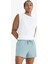 Fit Andy Baskılı Esnek Dokulu Kısa Boy Sporcu Deniz Şortu 2