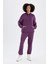 Fit Sporcu Jogger Eşofman Altı Standart Fit Modal Çift Cepli Basic Düz B1794AX24AU 4