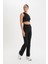 Fit Flare Fit İspanyol Paça Beli Saran Pamuklu Sporcu Eşofman Altı C5275AX25SP 2