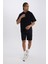 Fit Kısa Paça Skuba Dalgıç Kumaş Sporcu Şort C5902AX25SP 1