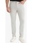 Slim Fit Dar Kesim Dar Paça Cepli Dokulu Pantolon E7959AX25AU 4